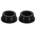 uxcell 2個入り 黒 プラグホール 32-33 mm/1.26-1.3