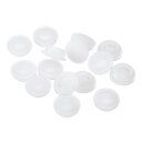 uxcell 15個 シリコンプラグ 12-13 mm 穴に適したラバーラウンドスナップインロッキングホールプラグ 金属チューブ用 防水ホールプラグ 家具エンド...