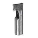 uxcell レザーオーバルホールパンチ 34x6mm ベルトホールパンチャー 楕円形 ホローパンチングカッティングツール レザークラフト ウォッチバンド ストラップ 布 ガスケット用