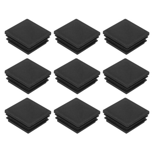 uxcell 9個セットの正方形プラスチックプラグインサート 1.57インチ×1.57インチの黒いプラスチックプラグエンドキャップ 34-38mmの内径金属パイプ 家具の椅子の脚に適用 uxcell 9個セットの正方形プラスチックプラグインサート 1.57インチ×1.57インチの黒いプラスチックプラグエンドキャップ 34-38mmの内径金属パイプ 家具の椅子の脚に適用