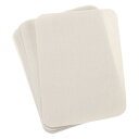 uxcell 12枚セットの衣類用アイロンパッチ 補修パッチ アイロンで接着 4.1"x3" 服 パンツ バッグの穴補修 デコレーション(ベージュ)