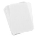 uxcell 12枚セットの衣類用アイロンパッチ 補修パッチ アイロンで接着 4.1"x3" 洋服 パンツ バッグの穴補修 装飾用(ホワイト)