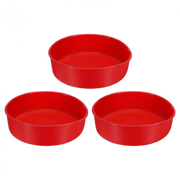 uxcell 丸型ケーキ型 3個セット 7.8