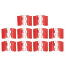 uxcell アクリルヒンジ12個セット 25x35mmの自己粘着クリアヒンジ 透明な連続ピアノ折りたたみヒンジ キャビネット引き出しDIYディスプレイスタンド...
