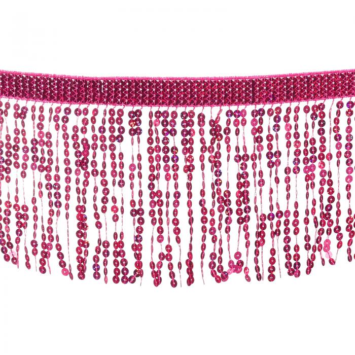 uxcell 10ヤードのシーケンスフリンジトリム 幅6.3" タッセルフリンジ 縫い付けトリムリボン ポリエス..