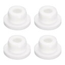 uxcell 4個入り ホワイトプラグホール 17mm/0.67