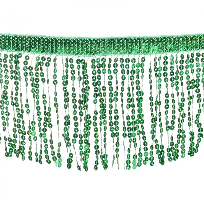 uxcell 10ヤードのシーケンスフリンジトリム 幅6.3" タッセルフリンジ 縫い付けトリムリボン ポリエス..