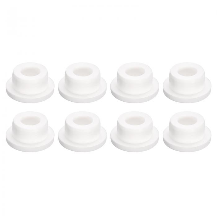 uxcell 8個入り 白いプラグホール 21mm/0.83" 穴用 ゴムボタンプラグ