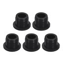 uxcell 5個入り 黒いプラグホール 12-13 mm/0.47-0.51