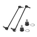 X AUTOHAUX ヒュンダイに対応・サンタフェ2007-2012 キアに対応・ソレント2011-2013用のフロントサスペンションキットスウェイバーリンクロアボールジョイント4個セット