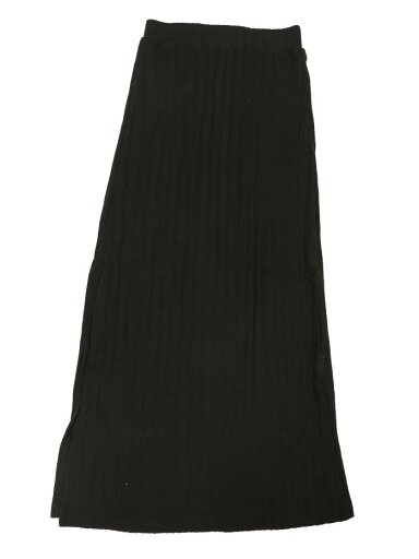 Allegra K レディース スリット ボディコン ハイウエスト スカート ニット ミディスカート ブラック M Allegra K レディース スリット ボディコン ハイウエスト スカート ニット ミディスカート ブラック M
