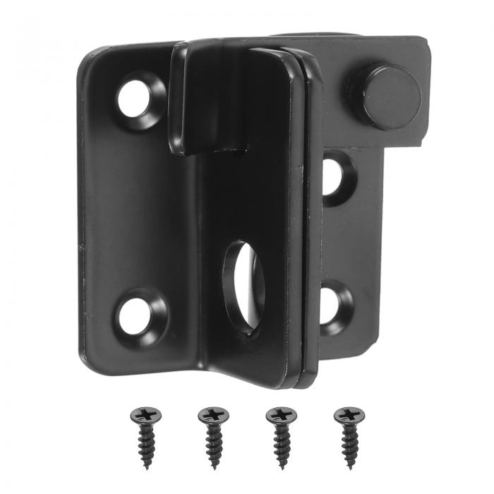 uxcell フリップゲートラッチ スライドボルトラッチ ドアロックキャッチ ステンレス製 パドロック穴付..