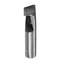 uxcell レザーオーバルホールパンチ 27x4mm ベルトホールパンチャー 楕円形 ホローパンチングカッティングツール レザークラフト ウォッチバンド スト...