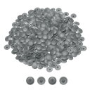 uxcell プラスチック製のねじキャップカバー 直径12mmの装飾用タッピングねじカバー キャビネット用ねじカバー 本棚用ねじセット ディープグレー 300個...