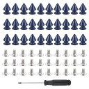uxcell 50セット 金属製ツリースパ イ クとスタッド 12mm 15/32