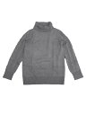 Seta T レディース ハイネック 長袖 カジュアル セーター 厚手 暖かい プルオーバー セーター トップス グレー XL