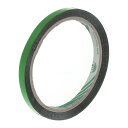 uxcell メタライズドテープ デコレーションテープ アクセントウォールのディテール グラフィックアート用 緑 8 mm x 50 M