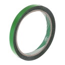 uxcell メタライズドテープ デコレーションテープ アクセントウォールのディテール グラフィックアート用 緑 10 mm x 50 M