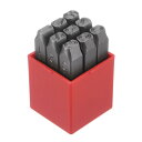 uxcell 9個セットのナンバースタンプ 5/16