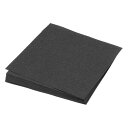 uxcell 25枚セットの折り紙用紙 両面黒色 4x4