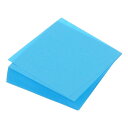 uxcell 100枚セット 折り紙用紙 ダブルサイド レイクブルー 3x3