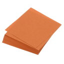 uxcell 100枚の折り紙用紙 オレンジレッド 3x3