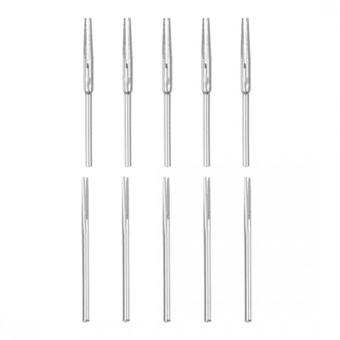 uxcell シャンクスプリット テーパー ストレート マンドレル サンドペーパーホルダー 研磨サンディング..