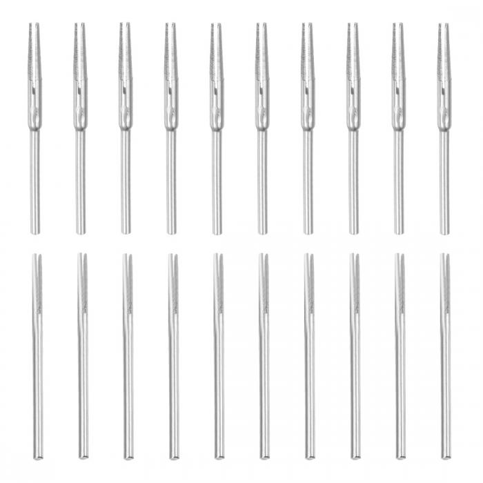 uxcell シャンクストレートマンドレル サンドペーパーホルダー 砥粒研磨ディスク用 2.35 mm 3 mm 20個