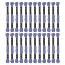 uxcell 12かせ刺繍糸 エジプト長綿 クロスステッチ糸 DIY ブレスレット糸紐や工芸品の縫製用 8 M オールドラベンダー 6030 2個