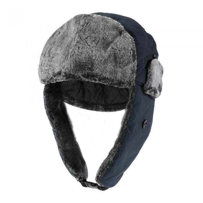 TUCKBOLD サイクリングハット 保温 耳保護 ハードハットライナー ポリエステルフランネル ネイビー 32.5x32.5 cm 1個