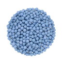 uxcell 交換用シャワーヘッドビーズ 5-6 mm シャワーフィルタービーズ 交換用ミネラルストーンビーズ 軟水器濾過シャワーヘッド用 ブルー 3パック