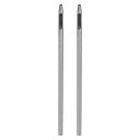 uxcell レザー用ホローパンチ2個セット 1.2mm 円形穴パンチツール ベルトパンチャー用 炭素鋼製 シングルパンチ ウォッチベルト カット レザークラフ...