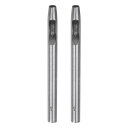 uxcell レザー用ホローパンチ2個セット 5mm丸穴パンチツール ベルトパンチャーカーボンスチール製 ウォッチベルトカット レザークラフト ゴム 紙 ファブ...