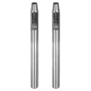 uxcell レザー用ホローパンチ2個セット 5.5mmの丸い穴パンチツール ベルトパンチャーカーボンスチール製 ウォッチベルトカット レザークラフト ゴム 紙...