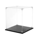 uxcell アクリルディスプレイケース 20x25x15cm クリアディスプレイボックス 組み立て式防塵ディスプレイボックス 収納オーガナイザー コレクターア...