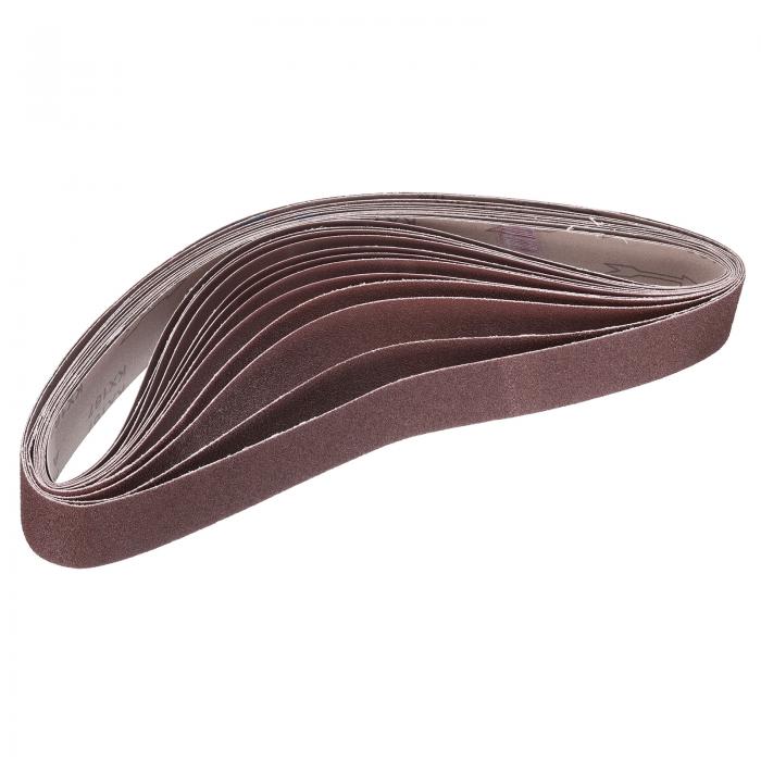 uxcell 12個セット(各40/80/120/180/240/400グリット2枚ずつ) アルミニウム酸化物研磨ベルト2