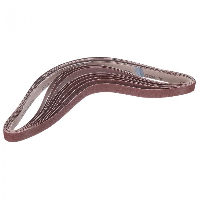 uxcell 1セット(各60/80/100/120/150/180/240/320/400/600グリット アルミニウム酸化物研磨ベルト)1