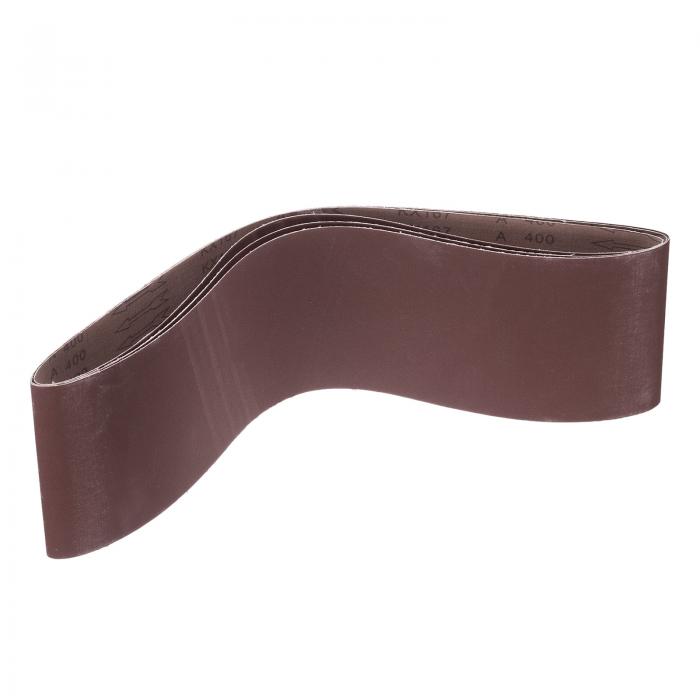 uxcell 3個セット 400番グリット アルミニウム酸化研磨ベルト 6