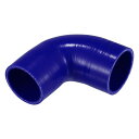 X AUTOHAUX 1個 内径60-65mm 長さ90mm 90度 ブルーシリコンホース シリコンチューブ インタークーラー ターボ インテーク ラジェーター...