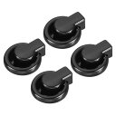 uxcell ボールスタッドリベット 4個セット リベットスタッドスクリューボールポストヘッドボタン Dリング付き 財布チェーンコネクターDIYアートレザークラ...