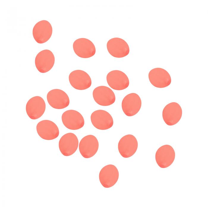 PATIKIL 5x4mm ルミナス釣りビーズ 200個 ソフト プラスチック グロー釣り餌 卵 リグビード タックルツ..