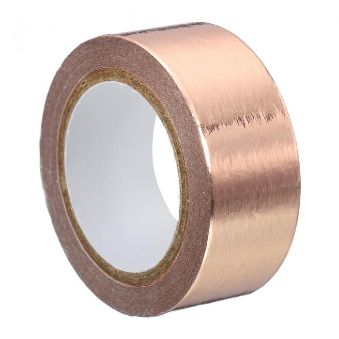 PATIKIL 15mm x 5m 金属和紙テープ 1ロール マスキング箔シール 自己接着 DIYアート クラフト包装装飾..