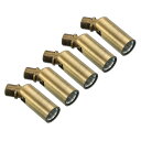 PATIKIL 180度傾斜天井ランプアダプタ 5個入り M10スレッド シャンデリア 天井シャンデリア 照明アダプタ 角度 不規則な天井の場合 ブロンズ