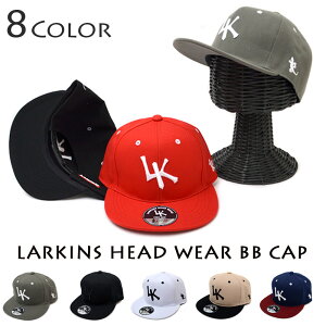 メンズ キャップ 大きめ ラーキンス LARKiNS BBキャップ 無地 大きいサイズ 帽子 シンプル とかげ トカゲ 野球帽 ステッカー レディース ベースボールキャップ 平つば