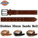 ディッキーズ 【全品送料無料】ベルト Dickies ステッチ ベルト 35mm カット可 ディッキーズ カジュアル 無地 シンプル メンズ ベルト アンティーク ロゴ バックル