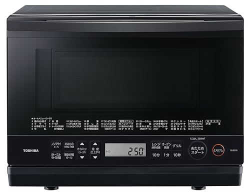 東芝 スチーム オーブンレンジ 石窯ドーム 26L ER-XD70(K) ブラック フラットテーブル