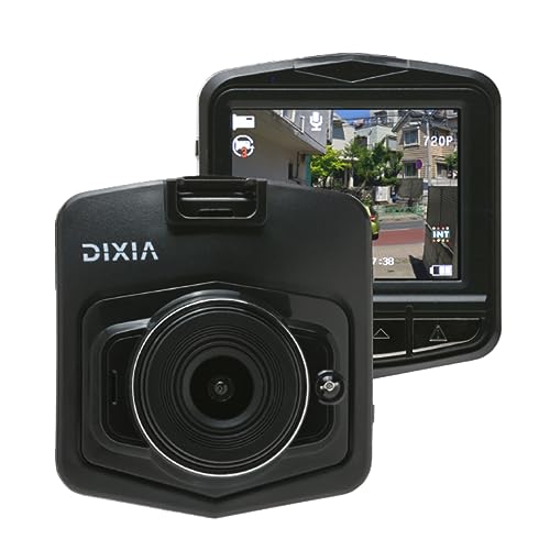 TOHO ドライブレコーダー ドラレコ 130万画素 HD 前方 1カメラ Gセンサー 駐車監視 2.4インチ液晶モニター 取り付け簡単 日本語取扱説明書 DX-HD135 DIXIA