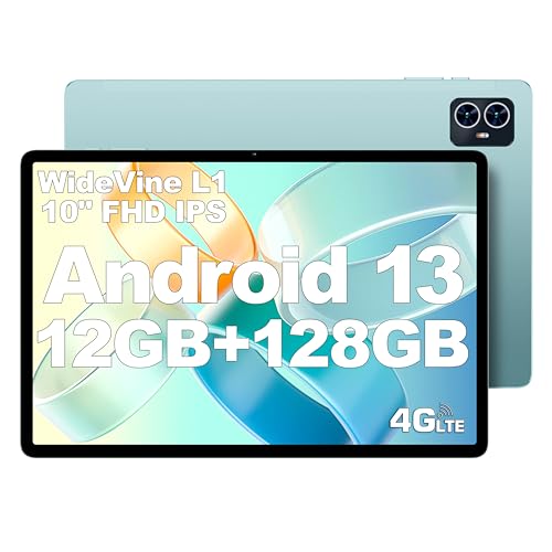 TECLAST M50 タブレット10インチ Android 13タブレット 12GB RAM+128GB ROM+1TB拡張 8コアCPU WideVine L1対応タブレット10インチWi-Fiモデル 4G LTE通信 2.4/5G