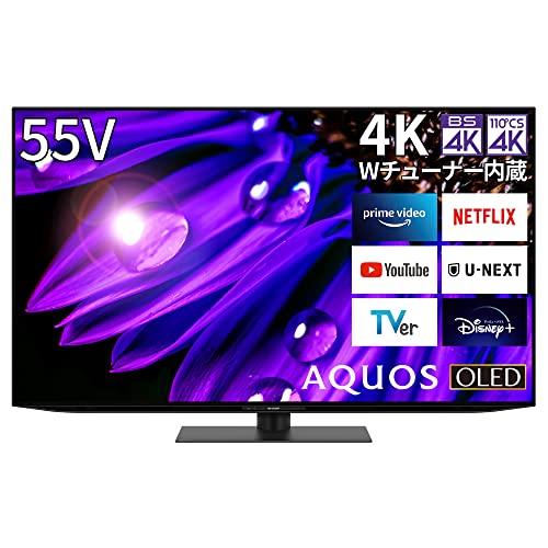 㡼 55V ͭEL ƥ AQUOS OLED 4T-C55EQ1 4K 塼ʡ¢ Google TV (2022ǯǥ)