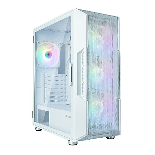 ZALMAN i3 NEO WHITE ミドルタワー型PCケース フロントメッシュパネル CS8680